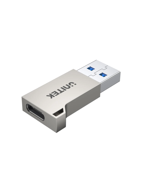 Unitek USB3.1 Type-C Female to Type-A Male 5Gbps Adapter Silver A1034NI