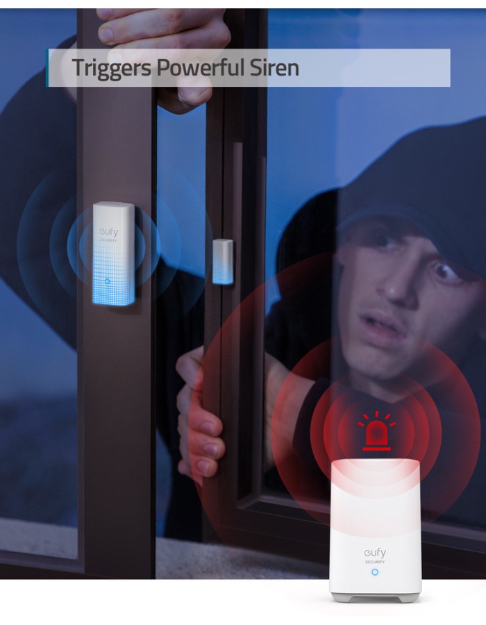 Anker Eufy Alarm Entry Sensor Addon Anker Eufy Alarm Entry Sensor Addon