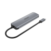 Unitek H1107C Alum Type-C Hub 3x USB3.1/SD/PD100W Hub Space Grey