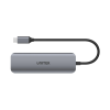Unitek H1107C Alum Type-C Hub 3x USB3.1/SD/PD100W Hub Space Grey
