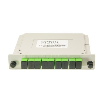 Opton PLC Fiber Splitter Cassette 1x8 SC/APC