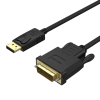 Unitek Y-5118BA Displayport to DVI Cable 1.8m Black/Gold Plated Unitek Y-5118BA Displayport to DVI Cable 1.8m Black/Gold Plated