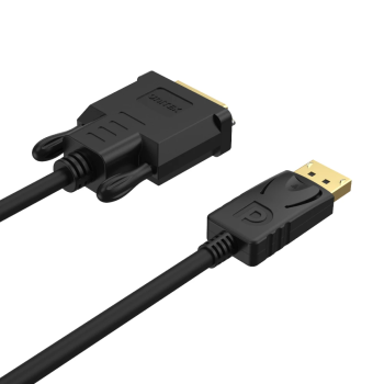 Unitek Y-5118BA Displayport to DVI Cable 1.8m Black/Gold Plated Unitek Y-5118BA Displayport to DVI Cable 1.8m Black/Gold Plated