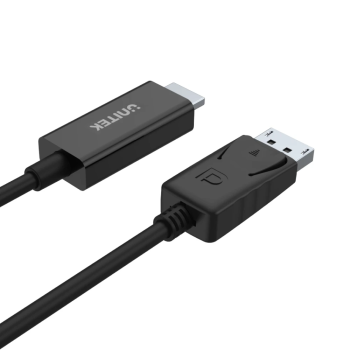 Unitek Y-5118CA DisplayPort to HDMI Cable 1.8m Black Unitek Y-5118CA DisplayPort to HDMI Cable 1.8m Black