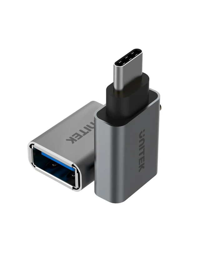 Unitek USB-A Female to USB-C Male 5Gbps Adaptor Grey Y-A025CGY