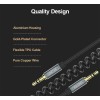 Unitek Y-C930ABK 3.5mm to 3.5mm Audio Cable 5.0m Gold Plated Black/Grey