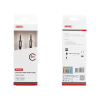 Unitek Y-C930ABK 3.5mm to 3.5mm Audio Cable 5.0m Gold Plated Black/Grey