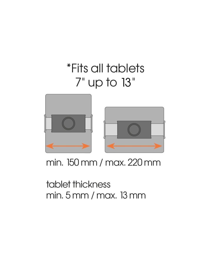 Vogels TMS1010 Tablet Wall Mount Fixed 7-13'' Vogels TMS1010 Tablet Wall Mount Fixed 7-13''