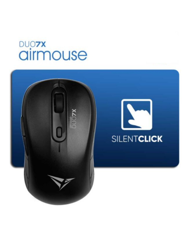 Alcatroz Airmouse Duo 7X Wireless/BT Mouse Black