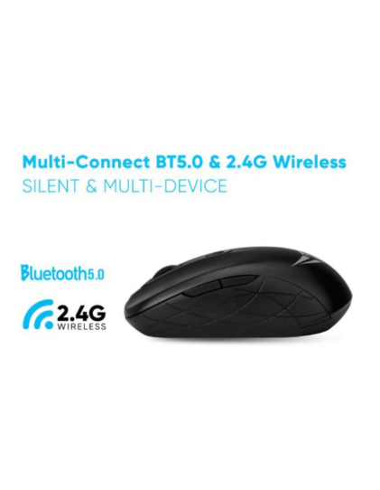 Alcatroz Airmouse Duo 7X Wireless/BT Mouse Black