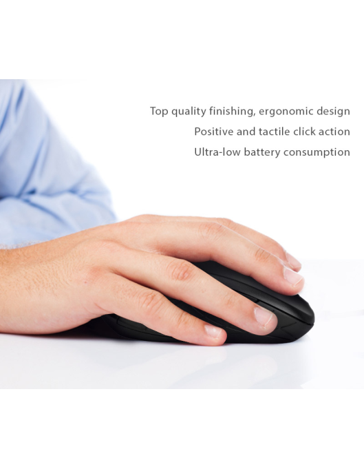 Alcatroz Airmouse Duo 7X Wireless/BT Mouse Black