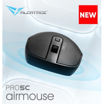 Alcatroz Airmouse Pro 5C Wireless Silent Mouse USB-A & USB-C dongle Black Alcatroz Airmouse Pro 5C Wireless Silent Mouse USB-A & USB-C dongle Black