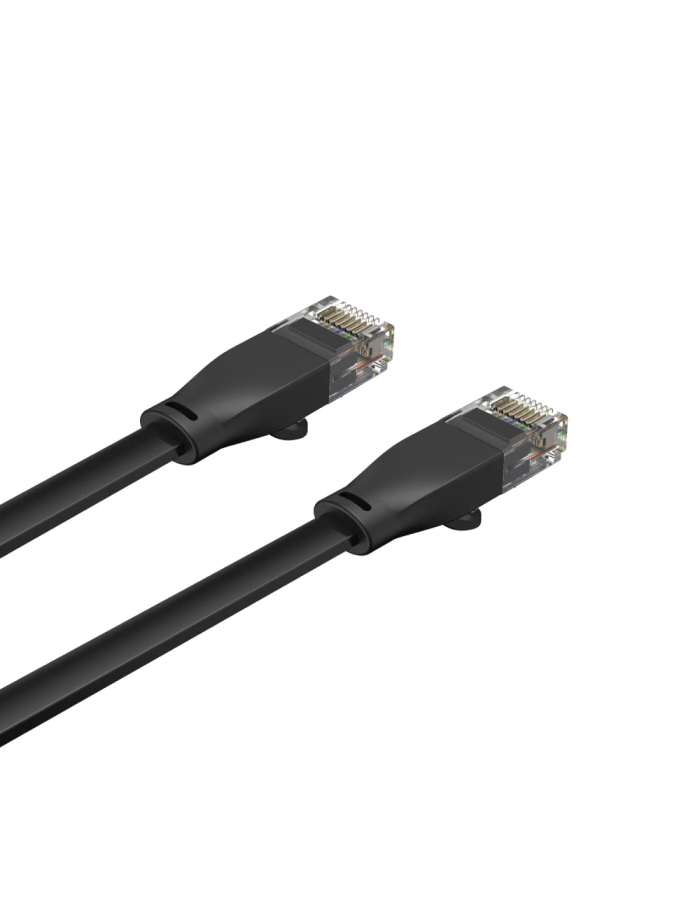 Unitek C1810GBK Flat Patch Cable CAT6 Black 2.0m Unitek C1810GBK Flat Patch Cable CAT6 Black 2.0m