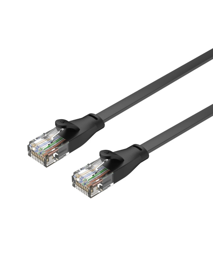 Unitek C1810GBK Flat Patch Cable CAT6 Black 2.0m Unitek C1810GBK Flat Patch Cable CAT6 Black 2.0m