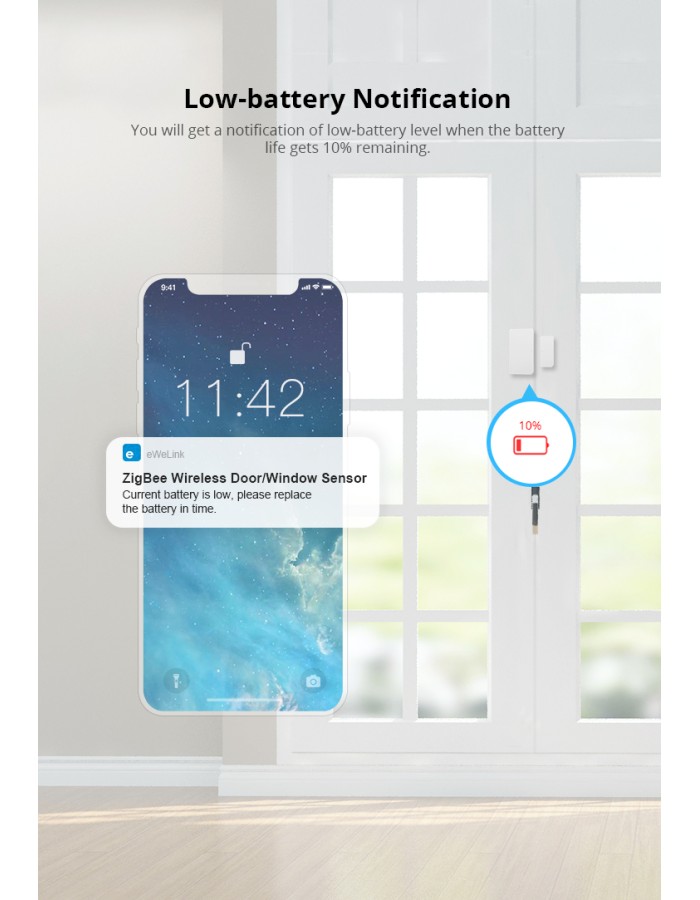 Sonoff SNZB-04 ZigBee Wireless Door/Window Sensor