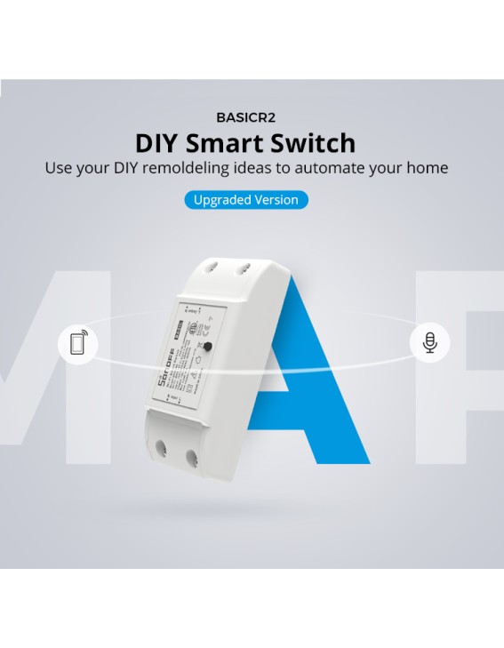 Sonoff Basic R2 10A Wifi Smart Switch Sonoff Basic R2 10A Wifi Smart Switch