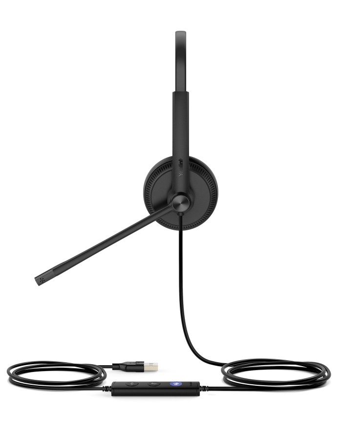 Yealink Headset Wired USB Noise Cancelling USB-A UH34 Dual Teams