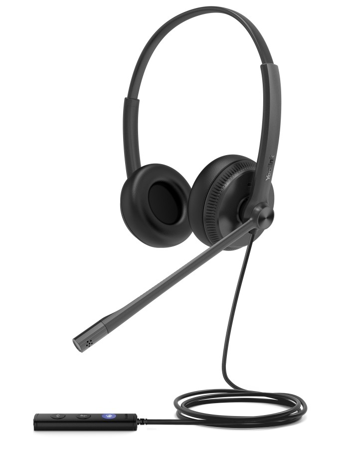 Yealink Headset Wired USB Noise Cancelling USB-A UH34 Dual Teams