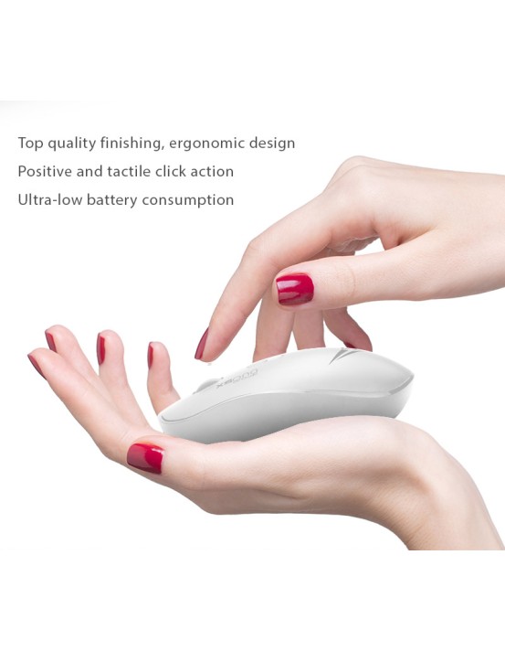 Alcatroz Airmouse Duo 5X Wireless/BT Mouse White