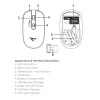 Alcatroz Airmouse Duo 5X Wireless/BT Mouse White