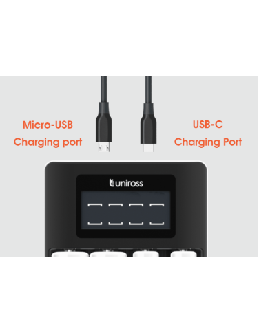 Uniross UCU005 Ultra Fast Charger 1hour for AA/AAA Uniross UCU005 Ultra Fast Charger 1hour for AA/AAA