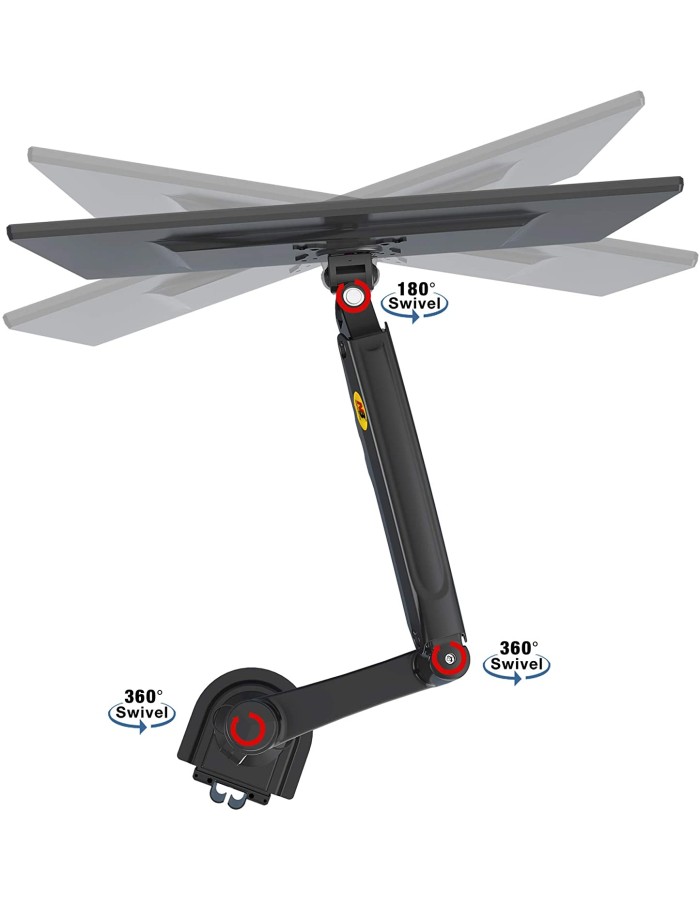 NBMounts H180 Twin Arm Gas Desktop Monitor Mount (upgraded version) NBMounts H180 Twin Arm Gas Desktop Monitor Mount (upgraded version)