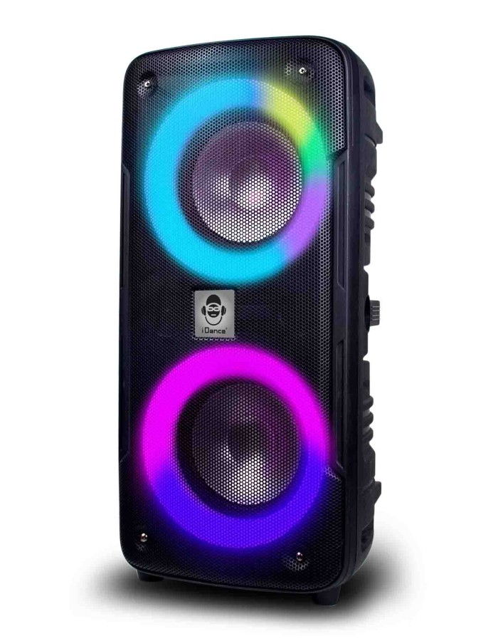 iDance DJX-100MK2 Portable Karaoke Speaker with Wired Microphone USB & BT