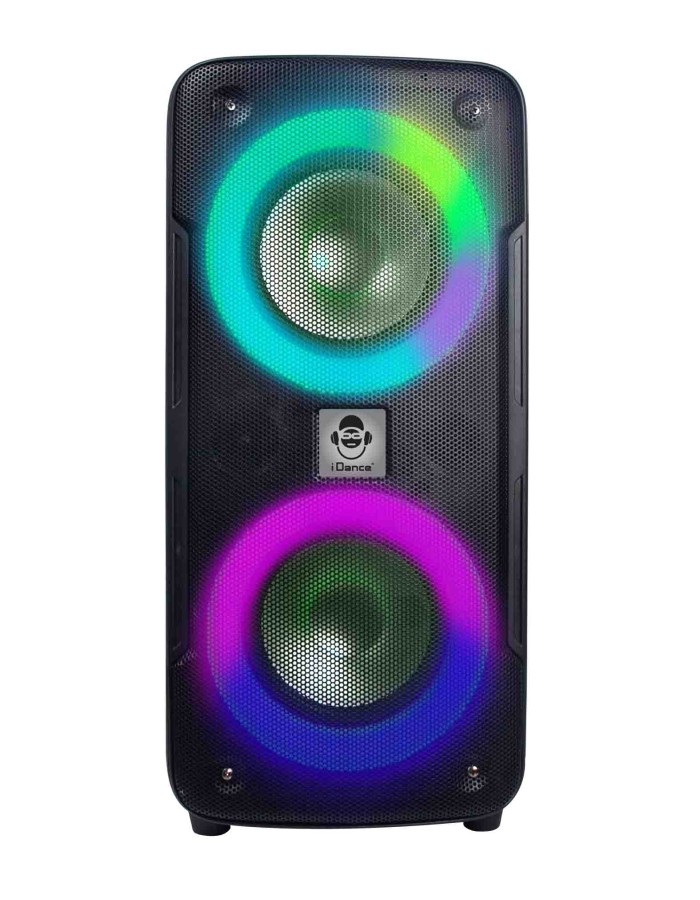 iDance DJX-100MK2 Portable Karaoke Speaker with Wired Microphone USB & BT