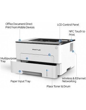 Pantum P3305DW Fast Speed MPS Laser Printer WiFi/Duplex Pantum P3305DW Fast Speed MPS Laser Printer WiFi/Duplex