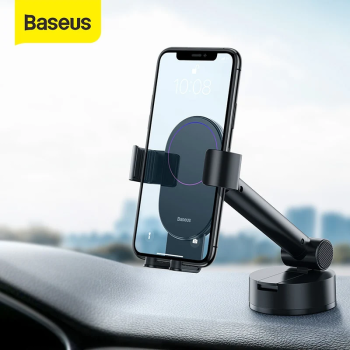 Baseus Simplism Gravity Car Mount Holder with Suction Base Black Baseus Simplism Gravity Car Mount Holder with Suction Base Black