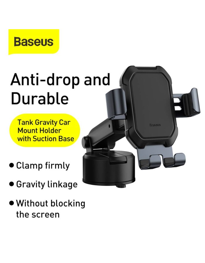 Baseus Tank Gravity Car Mount Holder with Suction Base