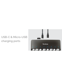 Uniross UCU006 8 Bay Rapid USB Charger AA/AAA