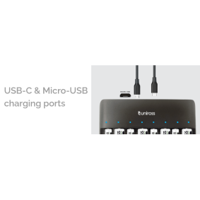 Uniross UCU006 8 Bay Rapid USB Charger AA/AAA