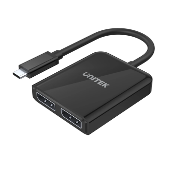 Unitek V1407A Type-C To Dual DP 8K 60Hz Adapter with MST Dual Monitor