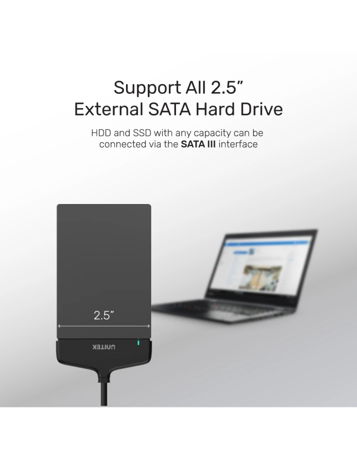 Unitek Y-1096A USB-C 3.1 to SATA6G Converter 2.5''