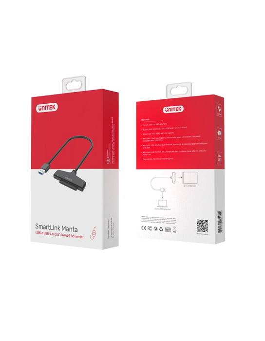Unitek Y-1096A USB-C 3.1 to SATA6G Converter 2.5''