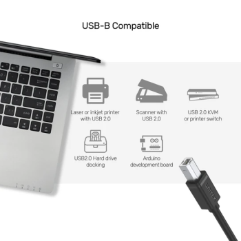 Unitek Y-C421GBK USB 2.0 Cable A-B 5m Unitek Y-C421GBK USB 2.0 Cable A-B 5m