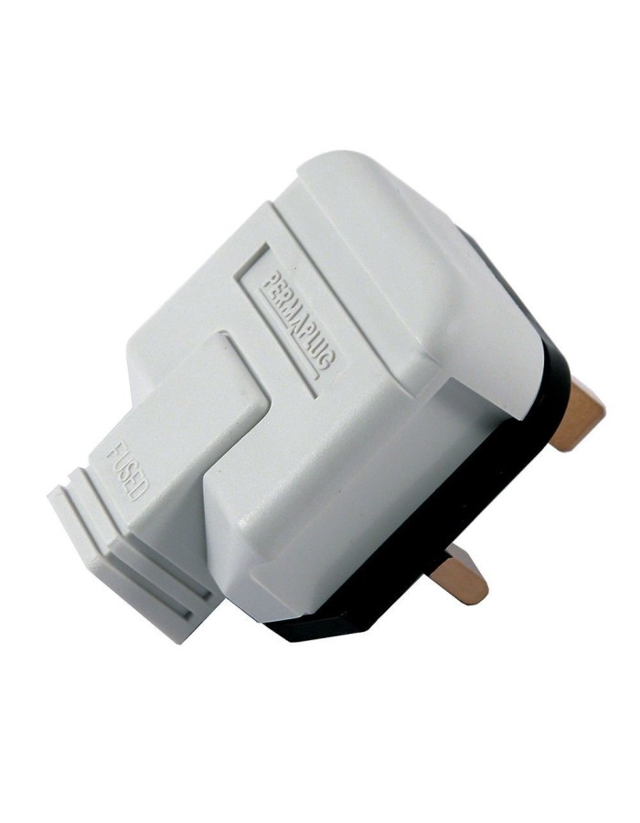 Permaplug Fused UK Power Plug 13A