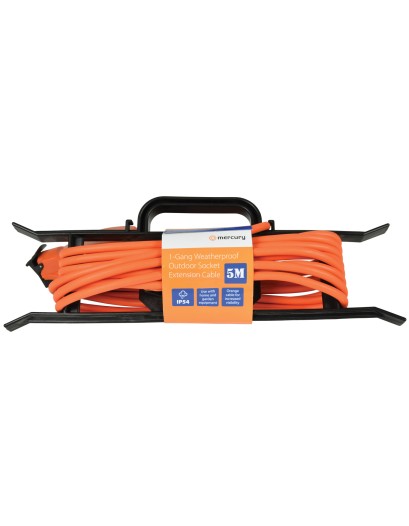 Mercury 1-Gang W/p Extension Cable 5.0m 429.867UK
