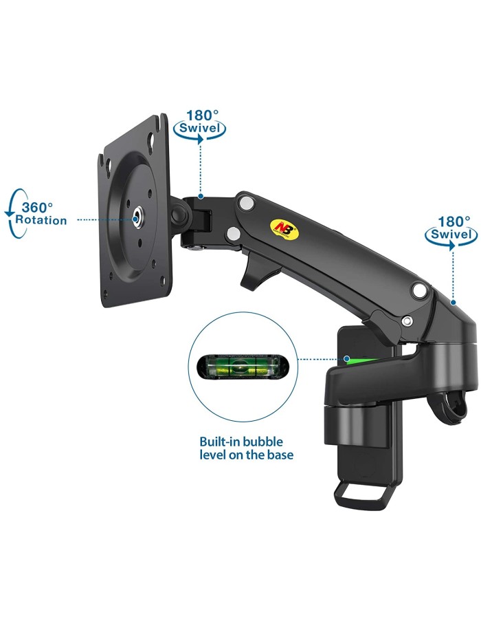 NBMounts F150v2 TV/Monitor Wall Mount Dual Arms 10x10 NBMounts F150v2 TV/Monitor Wall Mount Dual Arms 10x10