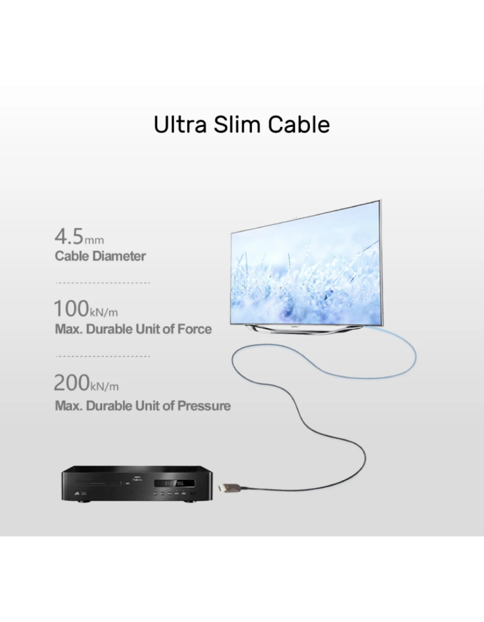 Unitek Y-C1029BK UltraPro HDMI V2.0 Active Optical Cable 15m