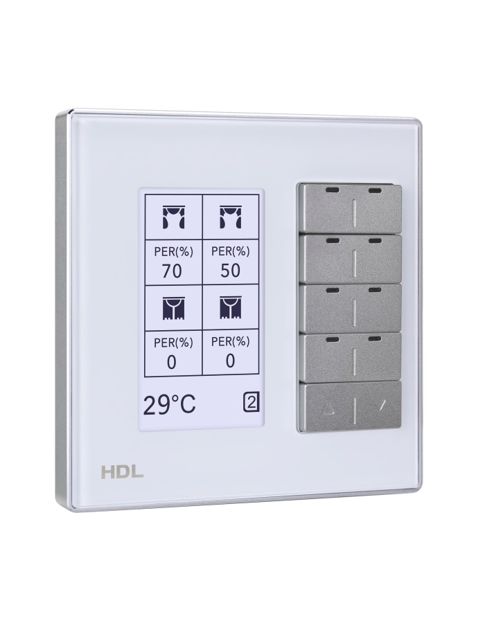 HDL Panel DLP MODERN Series 8 Buttons White HDL Panel DLP MODERN Series 8 Buttons White