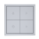 HDL Panel Tile Series 4 Button Smart Panel Space Gray HDL-M/PT4RA.1
