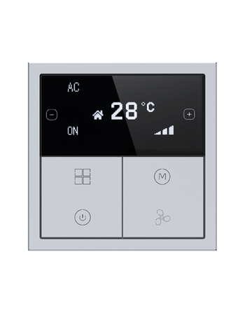 HDL Panel Tile Series OLED Thermostat Space Gray HDL-M/PTOL6.18 HDL Panel Tile Series OLED Thermostat Space Gray HDL-M/PTOL6.18