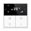 HDL Panel Tile Series OLED Thermostat Ivory White HDL-M/PTOL6.1