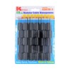 Kuwes Modular Cable Management 15pcs/box Black