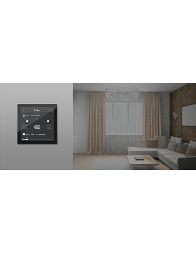 HDL Panel GRANITE Touch Display 4inch Black HDL Panel GRANITE Touch Display 4inch Black