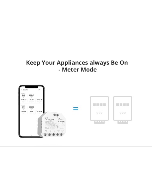 Sonoff Dual R3 Dual Relay-Power Metering Wifi Smart Switch Sonoff Dual R3 Dual Relay-Power Metering Wifi Smart Switch