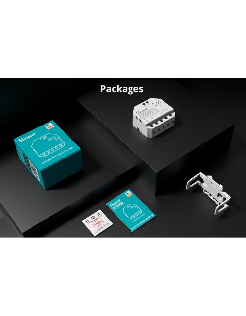 Sonoff Dual R3 Dual Relay-Power Metering Wifi Smart Switch Sonoff Dual R3 Dual Relay-Power Metering Wifi Smart Switch
