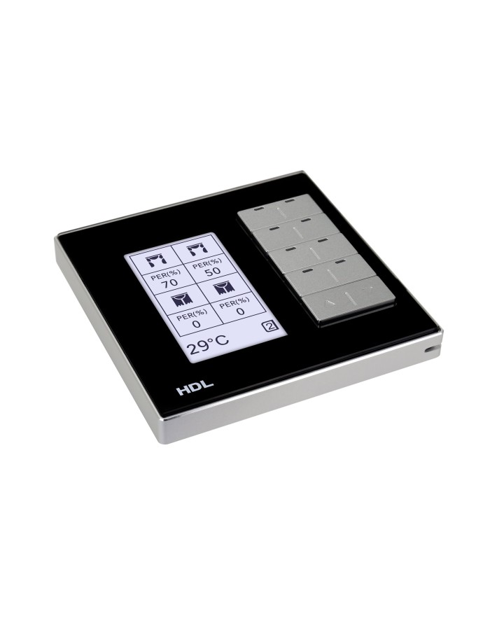 HDL Panel DLP MODERN Series 8 Buttons Black HDL Panel DLP MODERN Series 8 Buttons Black